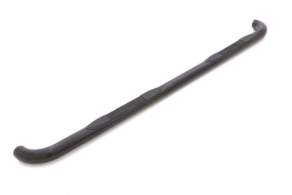 Lund 94-02 Dodge Ram 2500 Quad Cab 3in. Round Bent Steel Nerf Bars - Black - Bull Strap