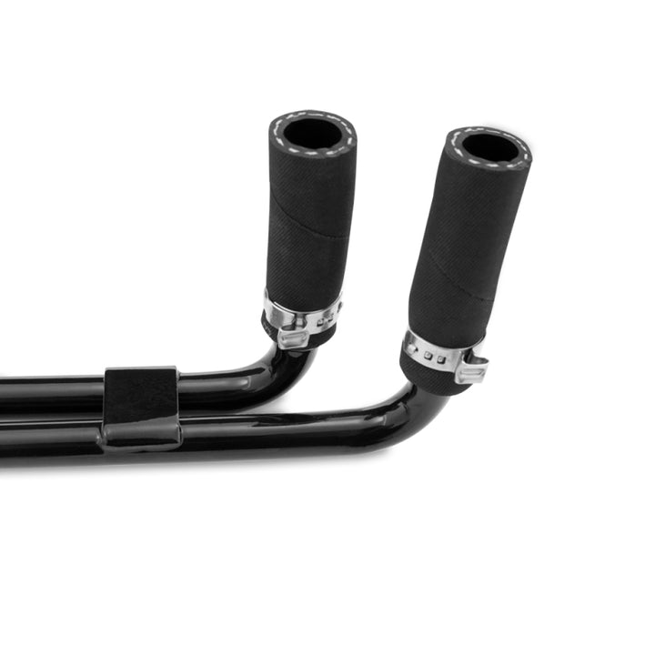 Mishimoto 17-19 Ford 6.7L Powerstroke Transmission Cooler Kit Silver - Bull Strap