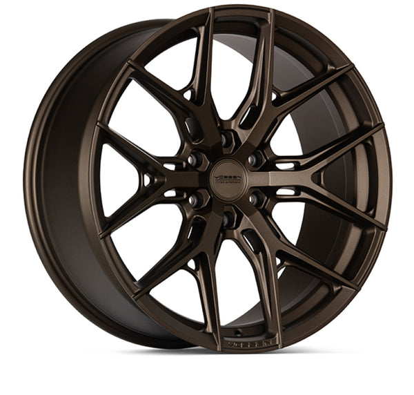 Vossen HF6-4 20x9.5 / 6x135 / ET15 / Deep Face / 87.1 - Terra Bronze Wheel - Bull Strap