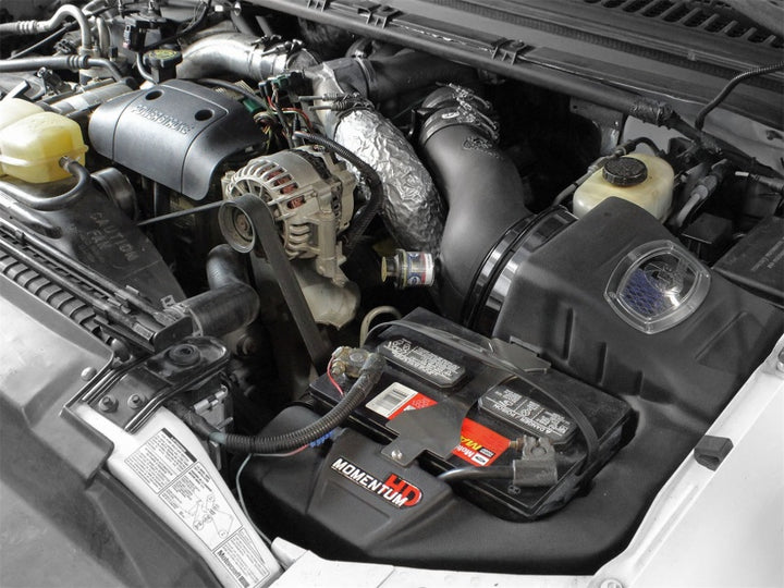 aFe Momentum HD PRO 10R Stage-2 Si Intake 99-03 Ford Diesel Trucks V8-7.3L (td) - Bull Strap