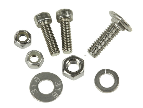 Rigid Industries D-series L Bracket Kit w/Hardware/ Stainless Steel - Bull Strap