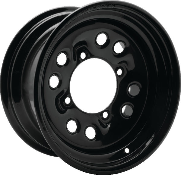 QuadBoss Steely Wheel 14X7 - 4+3 - 4/137 - Bull Strap