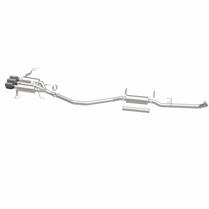 MagnaFlow 2023+ Honda Civic Type R SPEQ Series Cat-Back Perf Exhaust System w/ CF Tips - Bull Strap