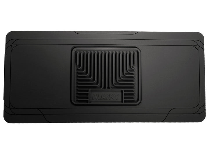 Husky Liners Universal HD Classic Style Center Hump Black Floor Mat (w/o Shifter Console) - Bull Strap