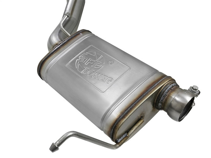 aFe MACHForce XP Cat-Back Exhaust Stainless No Tips 12-15 Jeep Grand Cherokee SRT/SRT-8 V8 Hemi 6.4L - Bull Strap