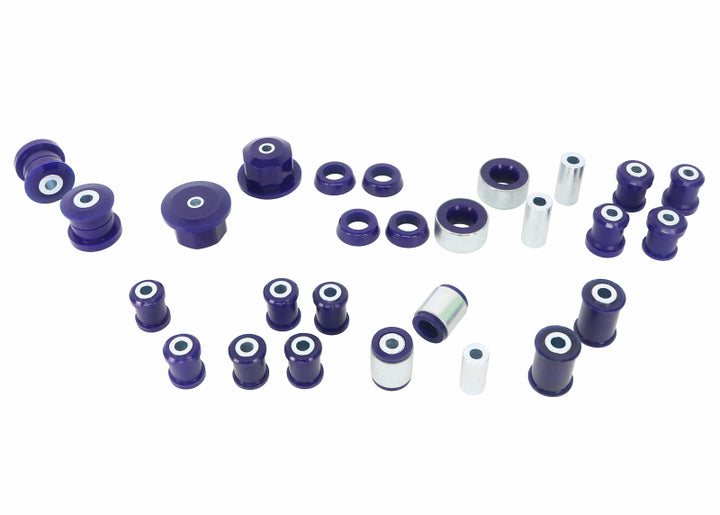 SuperPro 2006 Mazda MX-5 Miata Touring Front / Rear Vehicle Master Bushing Kit - Standard Alignment - Bull Strap
