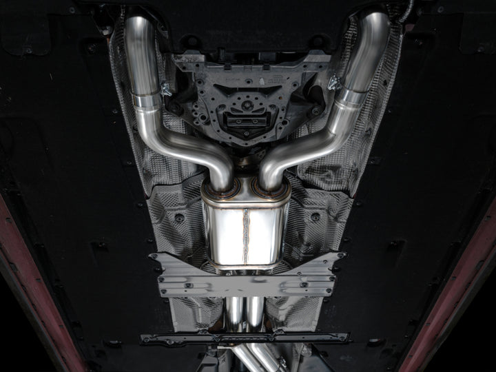 AWE Tuning 21-23 Audi C8 RS6/RS7 SwitchPath Cat-back Exhaust - Diamond Black Tips - Bull Strap