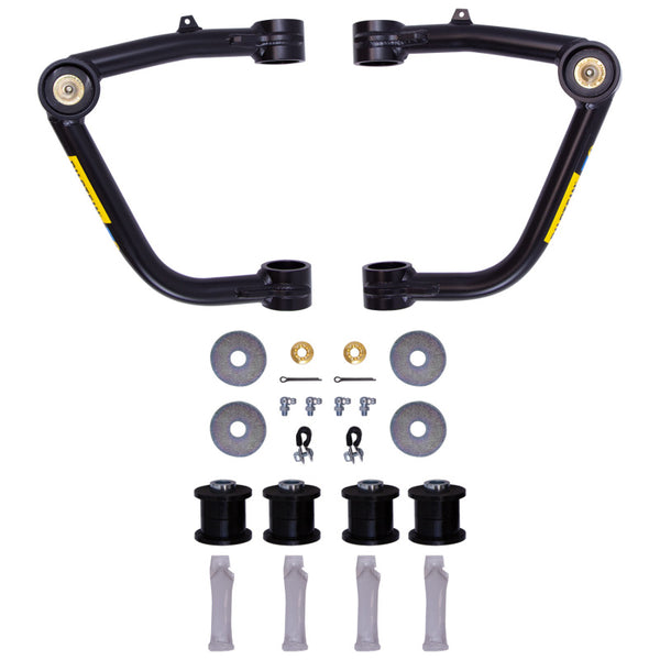 Bilstein 19-21 Chevrolet Silverado 1500 Front Upper Control Arm Kit - Bull Strap