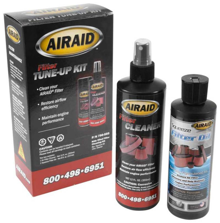 Airaid Renew Kit - 12oz Cleaner / 8oz Squeeze Oil - Bull Strap