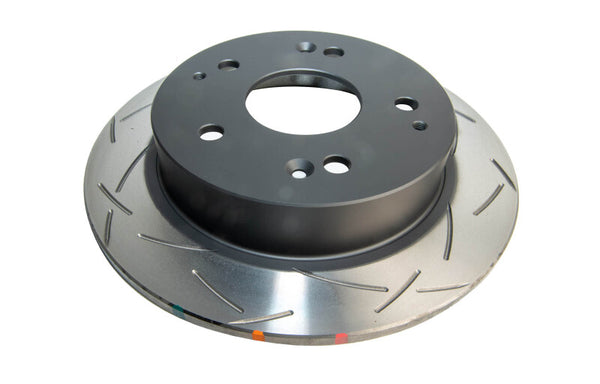DBA 01-06 Honda Civic Type R Rear 4000 Series T3 Slotted Rotor - Bull Strap