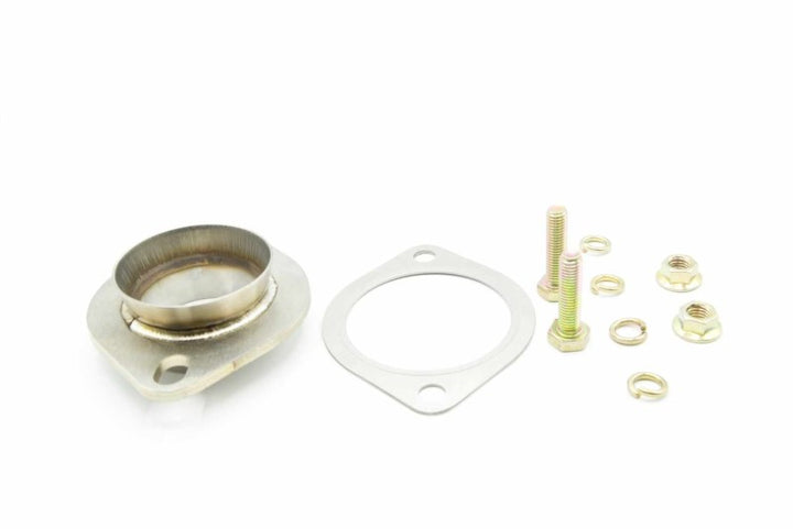 Turbo XS Subaru 3in Downpipe to OEM Cat-Back Adapter w/Stainless Steel Exhaust Gasket - Bull Strap