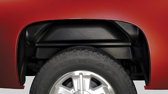 Husky Liners 15-20 Ford F-150 Black Rear Wheel Well Guards - Bull Strap