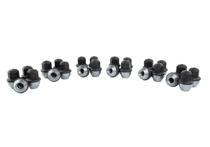 Ford Racing M14 x 1.5 Black Lug Nut - Set of 24 - Bull Strap