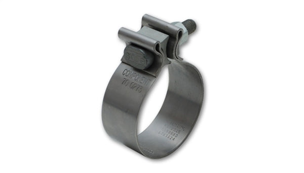 Vibrant SS Accuseal Exhaust Seal Clamp for 2.75in OD Tubing (1in wide band) - Bull Strap
