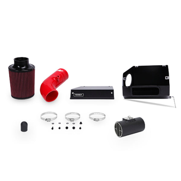 Mishimoto 13+ Subaru BRZ/Scion FR-S Performance Air Intake Kit w/ Airbox - Red - Bull Strap