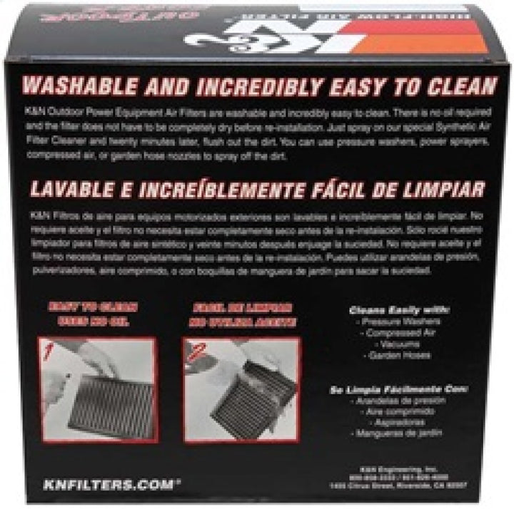 K&N Replacement Industrial Air Filter Round 5.5in ID / 7in OD / 2.25in H - Bull Strap