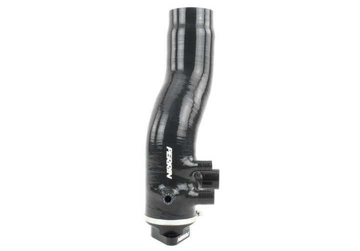 PERRIN 15-21 Subaru WRX / 14-18 Forester XT Turbo Inlet Hose 3in. w/ Turbo Adapter Flange - Black - Bull Strap