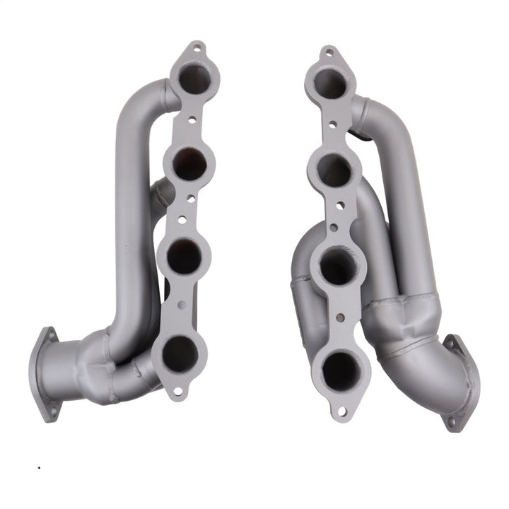 BBK 10-15 Camaro LS3 L99 Shorty Tuned Length Exhaust Headers - 1-3/4 Titanium Ceramic - Bull Strap