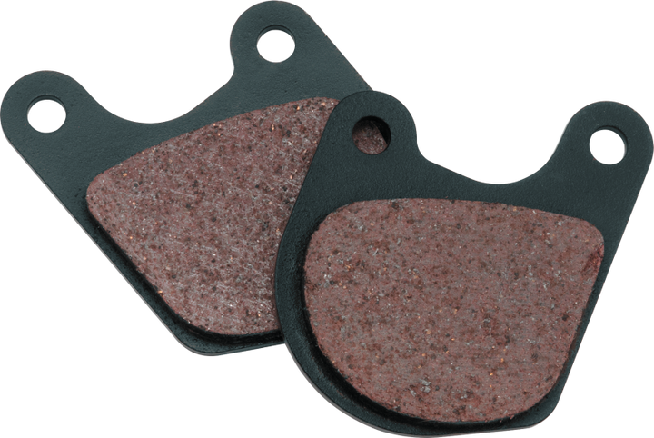 Twin Power 78-83 FX XL Organic Brake Pads Replaces H-D 44098-77 44063-83C 44032-79 Dual Disc - Bull Strap