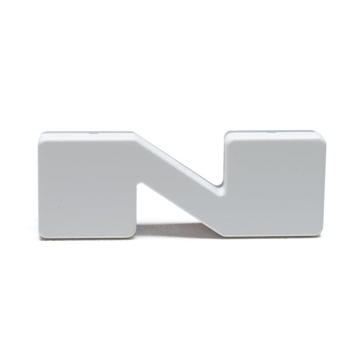 ORACLE Lighting Universal Illuminated LED Letter Badges - Matte Wht Surface Finish - N - Bull Strap