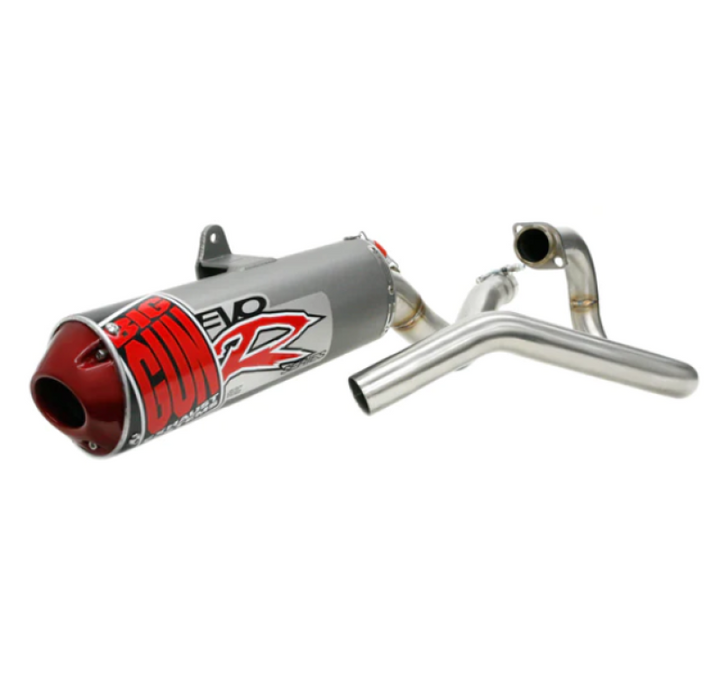 Big Gun 05-13 Yamaha RAPTOR 350 EVO R Series Full System Exhaust - Bull Strap