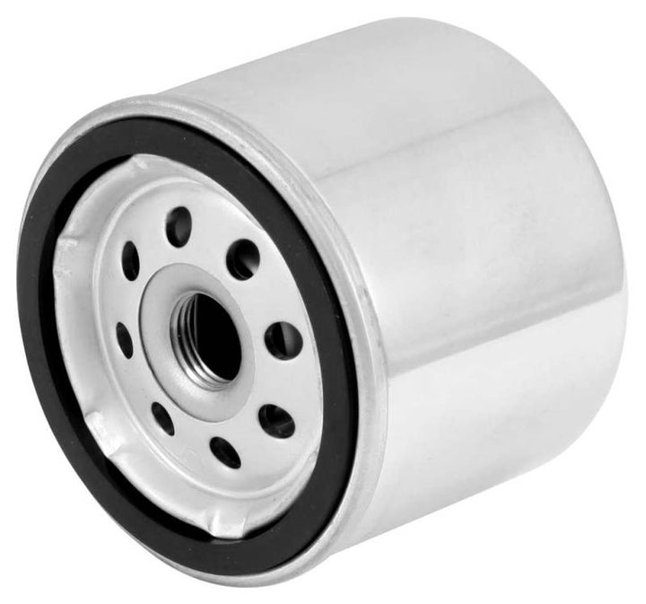 K&N Oil Filter Powersports Canister Chrome - Bull Strap