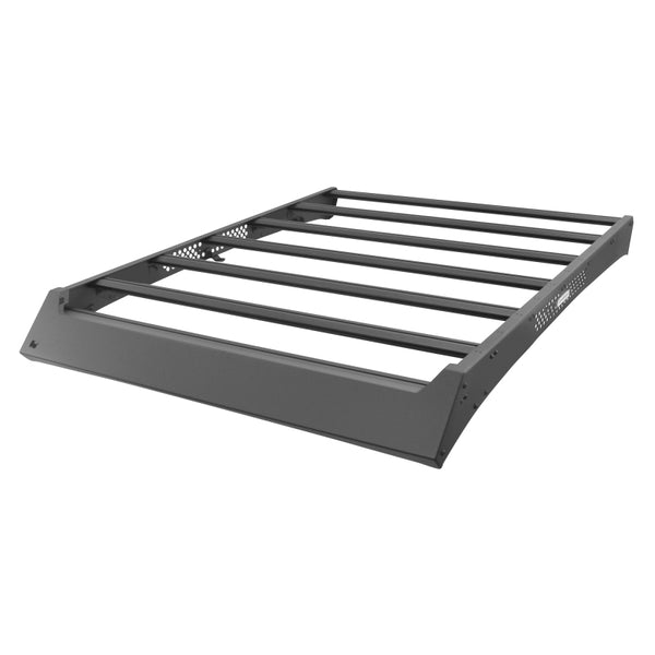 Go Rhino 24-25 Toyota Tacoma Double Cab Pickup Ceros Low Profile Roof Rack - Tex. Blk - Bull Strap