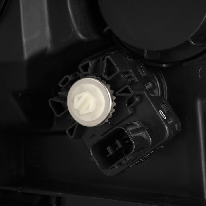 AlphaRex 23-24 Toyota Tacoma LUXX-Series LED Proj Headlights Alpha Blk w/Actv Light & Seq. Sig + DRL - Bull Strap