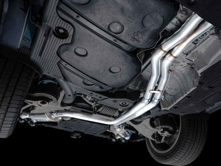 AWE Tuning 19-21 Porsche Macan 3.0T/2.9TT Touring Edition Catback Exhaust w/ Diamond Black Tips - Bull Strap