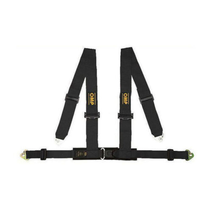 OMP 4 Point Harness - Black - Bull Strap