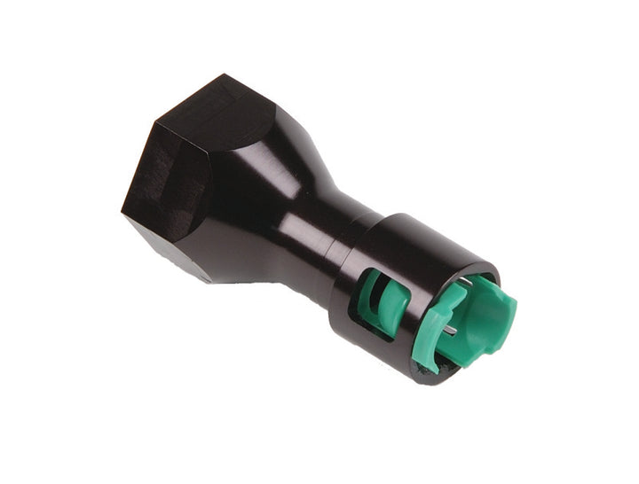 Aeromotive 3/8in Female to ORB-08 Feed Line Adapter - Bull Strap