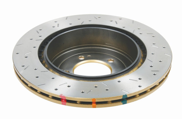 DBA 08+ EVO X Rear Drilled & Slotted 4000 Series Rotor - Bull Strap