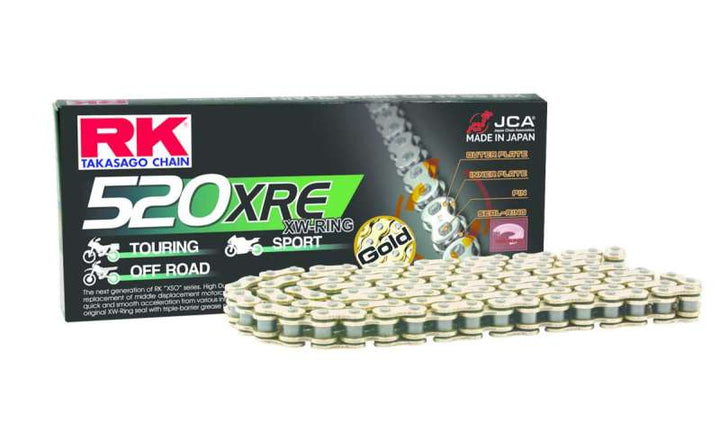 RK Chain GB520XRE-112L XW-Ring - Gold - Bull Strap