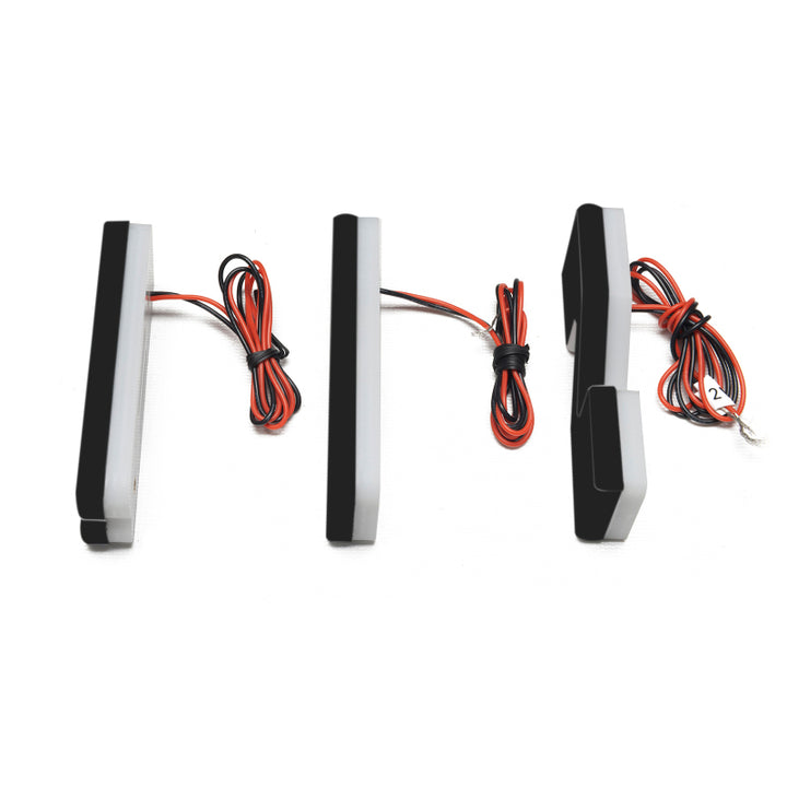 ORACLE Lighting Universal Illuminated LED Letter Badges - Matte Blk Surface Finish - C - Bull Strap