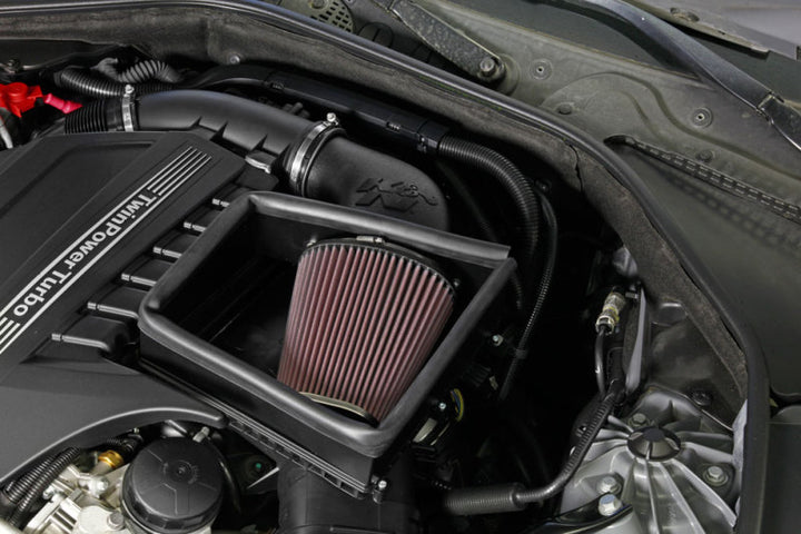 K&N 2011-2016 BMW 535i L6-3.0L F/I AirCharger Performance Intake - Bull Strap