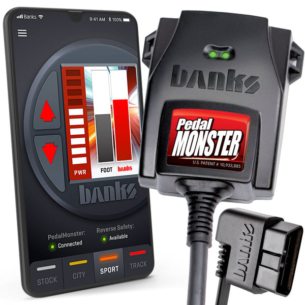 Banks Power Pedal Monster Kit (Stand-Alone) - TE Connectivity MT2 - 6 Way - Use w/Phone - Bull Strap