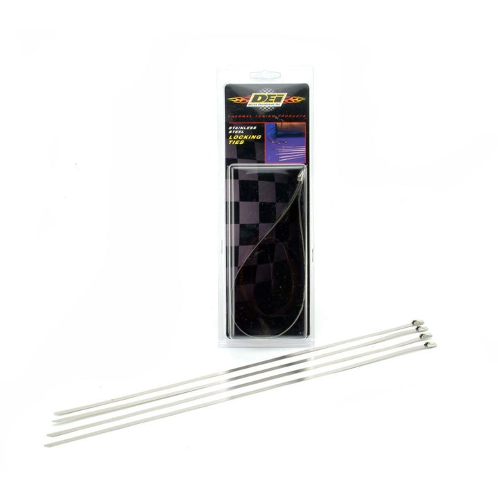 DEI Stainless Steel Locking Tie 14in - 5 per pack - Bull Strap
