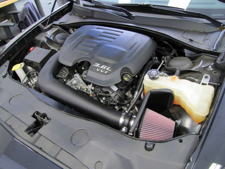 K&N 11-14 Dodge Charger 3.6L V6 Performance Intake - Bull Strap