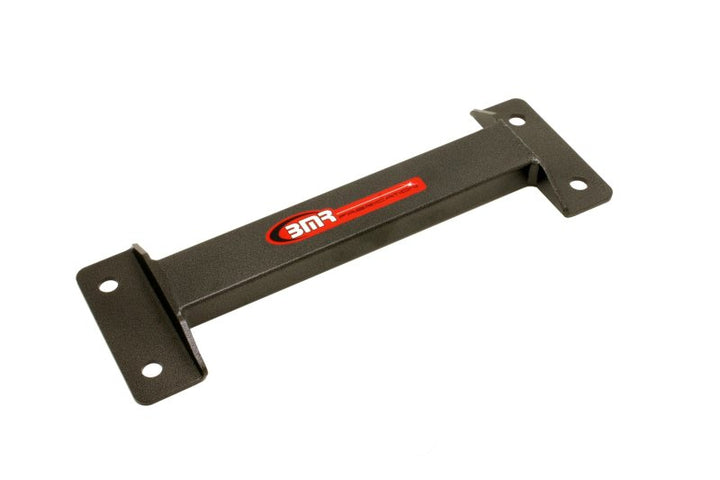 BMR 10-15 5th Gen Camaro Driveshaft Tunnel Brace - Black Hammertone - Bull Strap