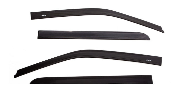 AVS 21-22 Hyundai Santa Cruz In-Channel Ventvisor Front & Rear Window Deflectors 4pc - Smoke - Bull Strap