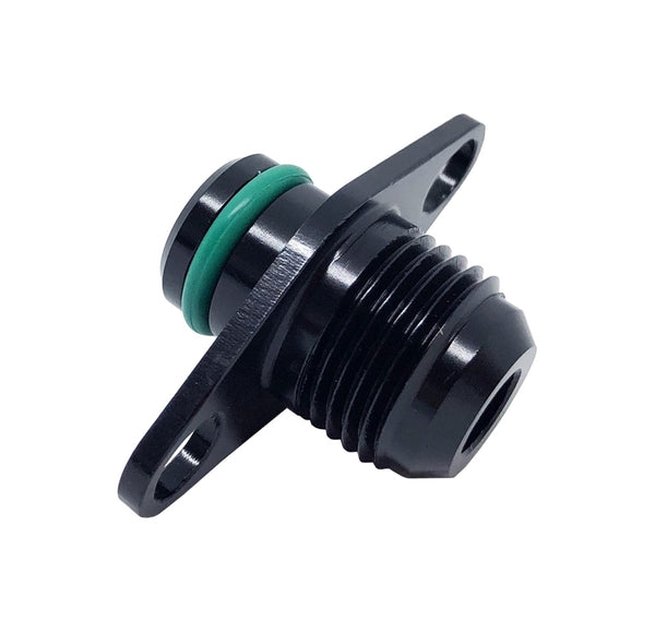 Torque Solution Fuel Rail Adapter Fitting Mitsubishi/DSM -8AN Flare - Bull Strap