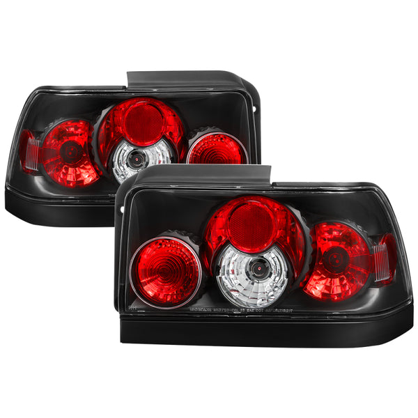 Spyder Toyota Corolla 93-97 Euro Style Tail Lights Black ALT-YD-TC93-BK - Bull Strap