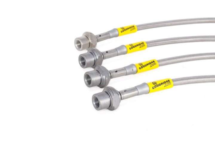 Goodridge 00-05 Toyota MR2 Spyder Stainless Steel Brake Line Kit - Bull Strap