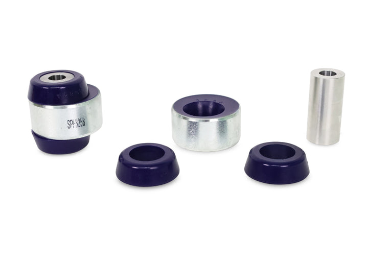 SuperPro 04-11 Mazda RX-8 Camber Adjustable Rear LCA Inner Bushing Kit & Caster - Stainless Hardware - Bull Strap