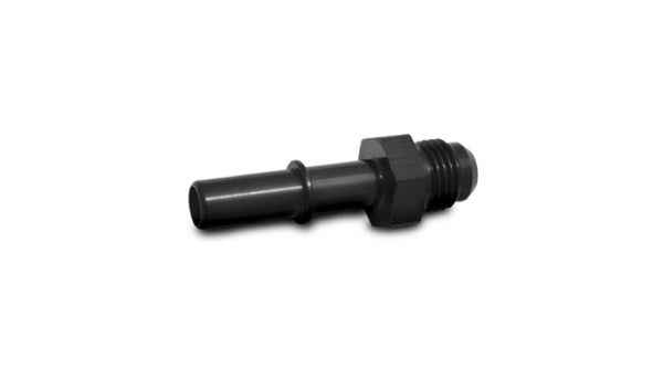 Vibrant -8AN to 3/8in Hose Barb Push On EFI Adapter Fitting - Bull Strap