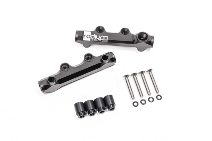 Radium Engineering Subaru WRX/STI EJ-Series Engines Top Feed Fuel Rails (w/ Top Port) - Bull Strap