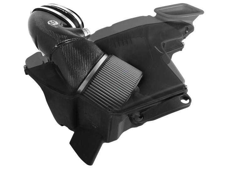aFe MagnumFORCE Carbon Fiber Air Intake System Stage-2 Pro DRY S 08-13 BMW M3 (E9X) V8 4.0L - Bull Strap