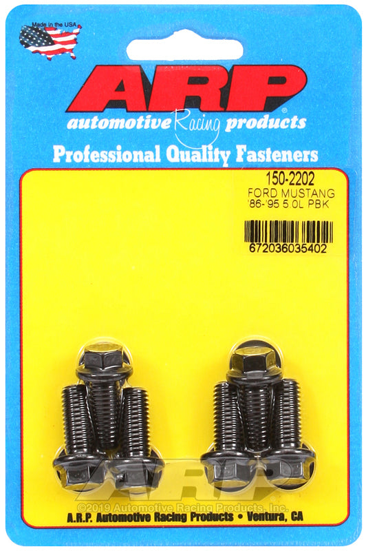 ARP 86-95 Ford Mustang Pressure Plate Bolt Kit - Bull Strap