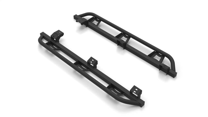N-Fab Trail Slider Steps 10-20 Toyota 4Runner (Excl. 10-19 Limited / 10-13 SR5) - Textured Black - Bull Strap