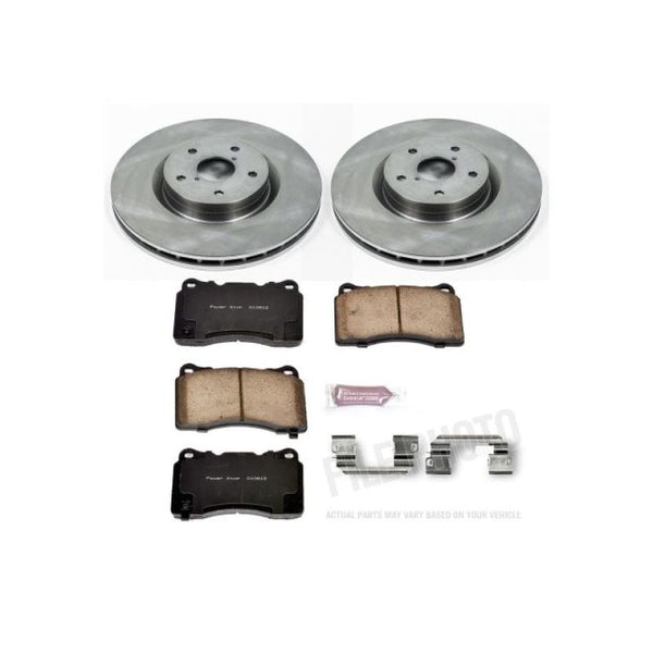 Power Stop 05-14 Subaru Impreza Front Autospecialty Brake Kit - Bull Strap